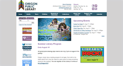 Desktop Screenshot of oregonpubliclibrary.org